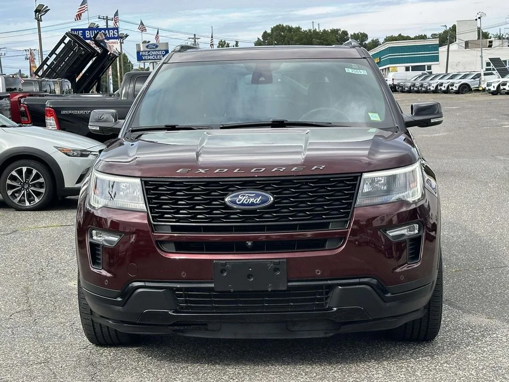 Used 2018 Burgundy Ford Sport image 2