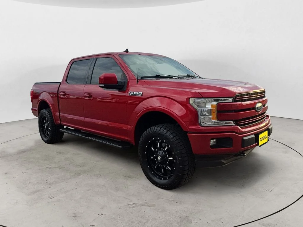 Used 2020 Red Ford Lariat image 3