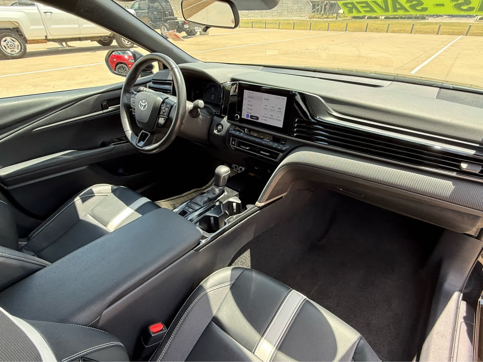 Used 2025 Midnight Black Metallic Toyota XSE image 16