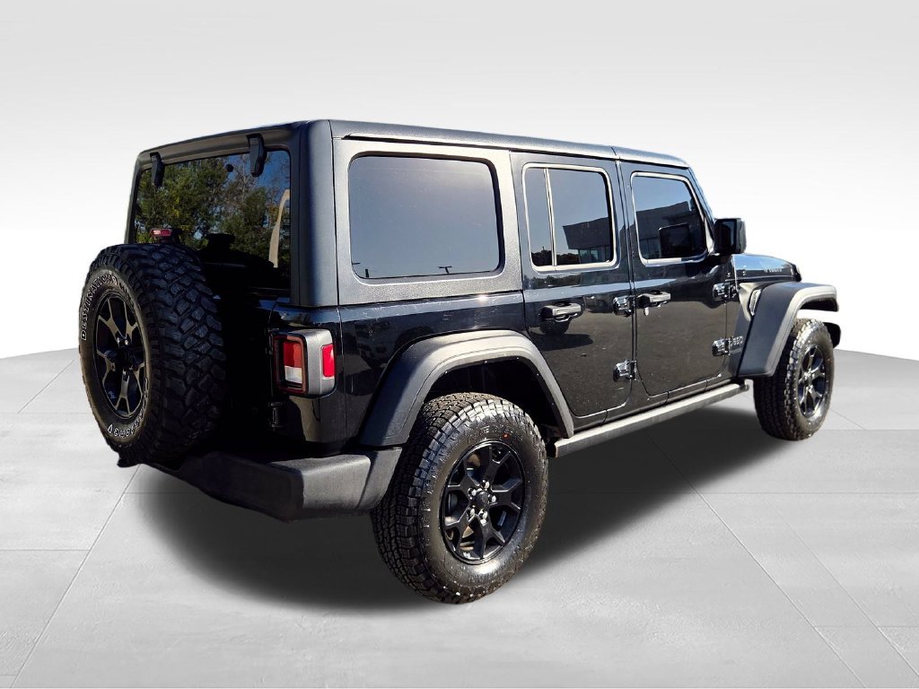 Used 2021 Black Jeep Unlimited Willys image 7