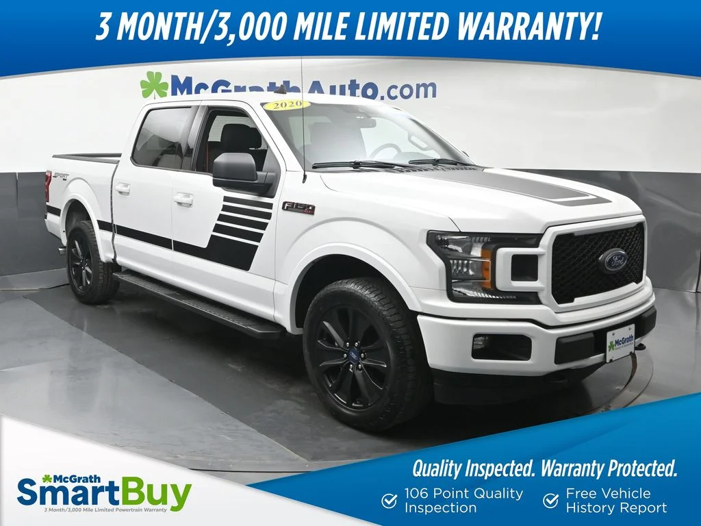 Used 2020 White Ford XLT image 1