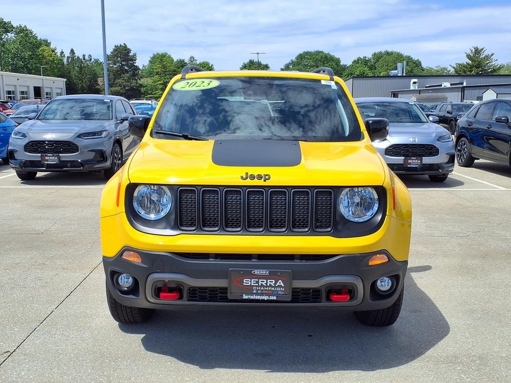 Used 2023 Solar Yellow Clearcoat Jeep Trailhawk image 20