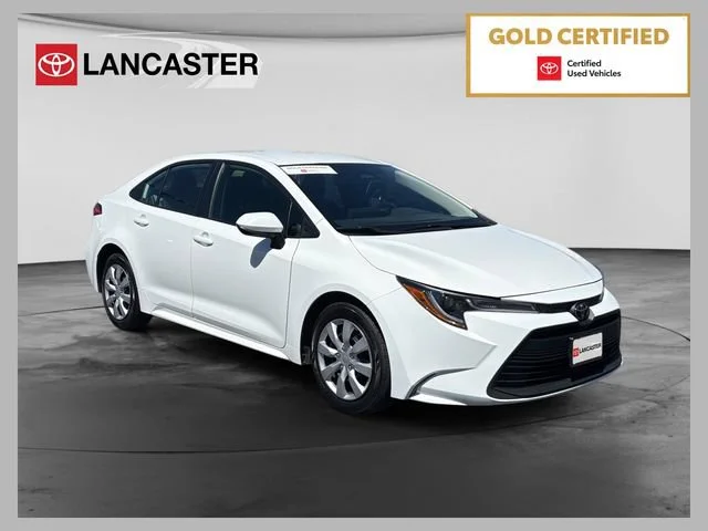 Certified Used 2024 White Toyota LE image 1