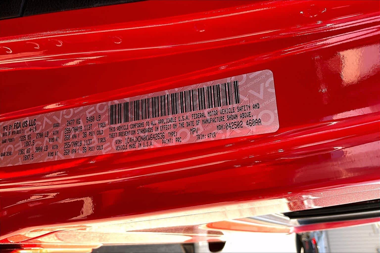 Used 2019 Firecracker Red Clearcoat Jeep Sport Altitude image 29