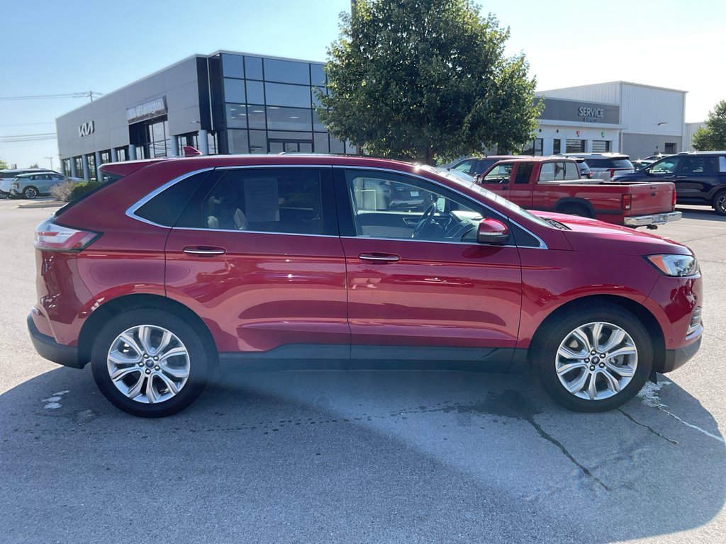 Used 2020 Rapid Red Metallic Tinted Clearcoat Ford Titanium image 11