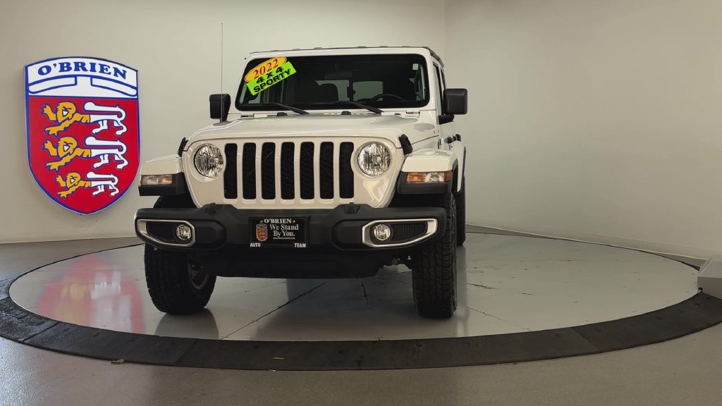 Used 2022 Bright White Clearcoat Jeep Sport image 9