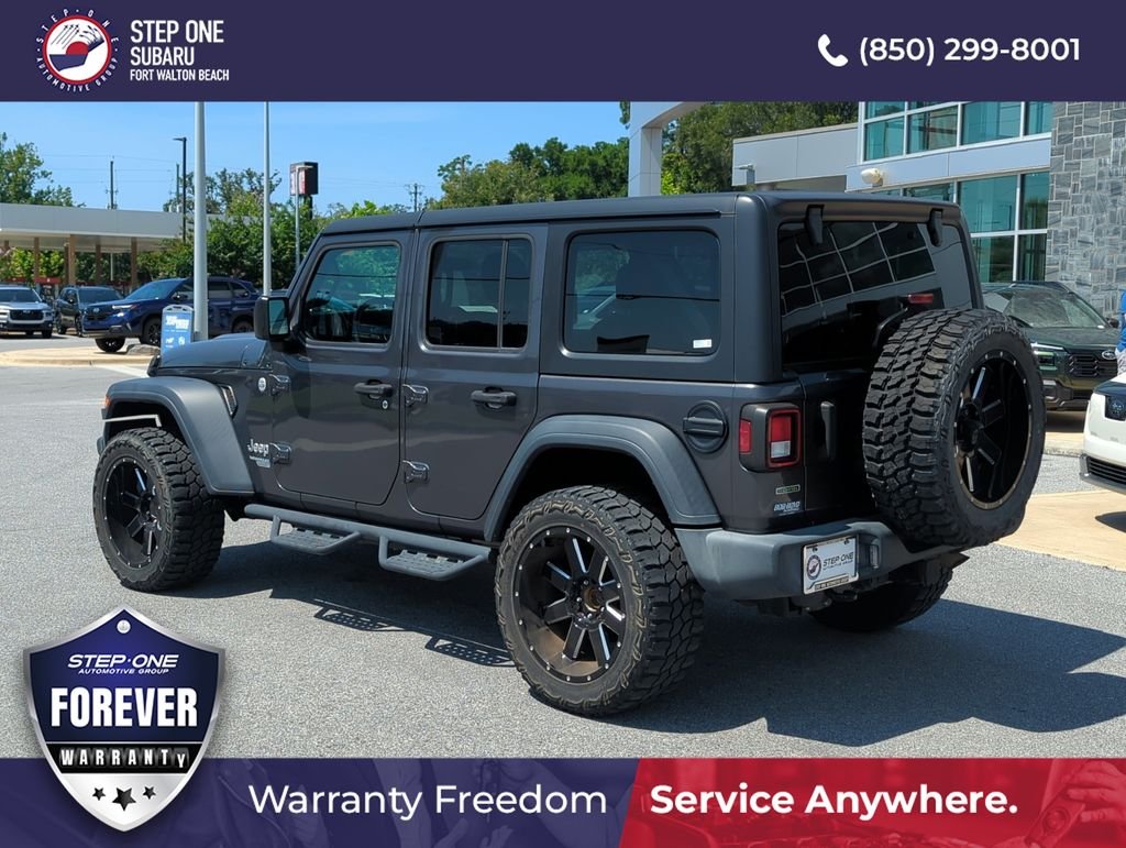 Used 2020 Gray Jeep Unlimited Sport S image 5