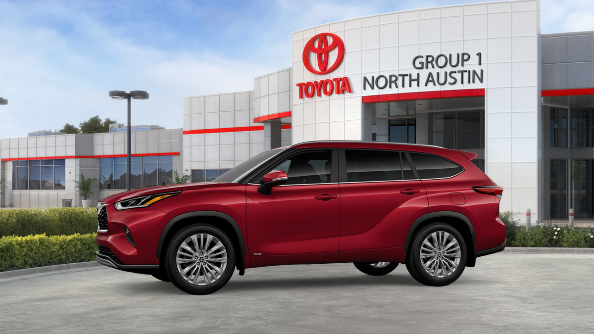 New 2026 Ruby Flare Pearl Toyota Hybrid Platinum image 3