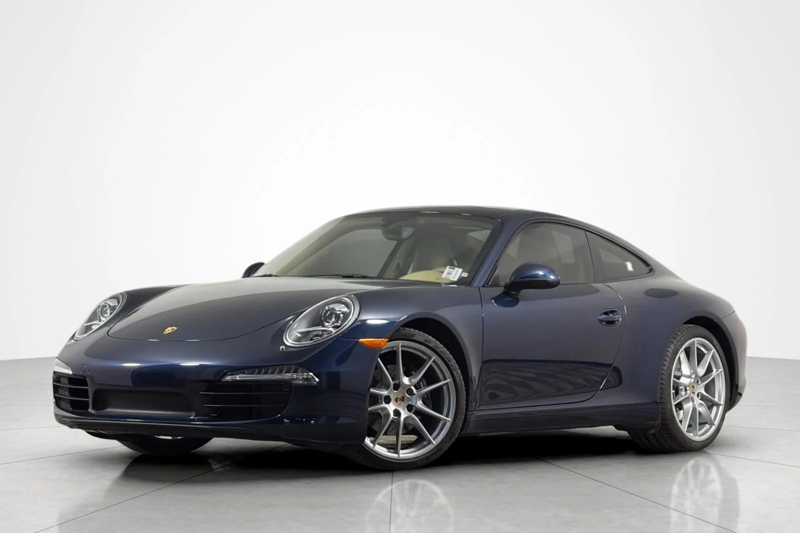 Used 2014 Dark Blue Metallic Porsche 2dr Cpe Carrera image 1