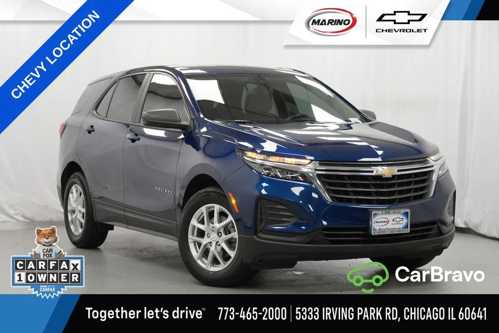 Certified Used 2022 BLUE GLOW METALLIC Chevrolet LS image 1