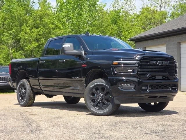 New 2026 Diamond Black Crystal Pearlcoat Ram Laramie image 2