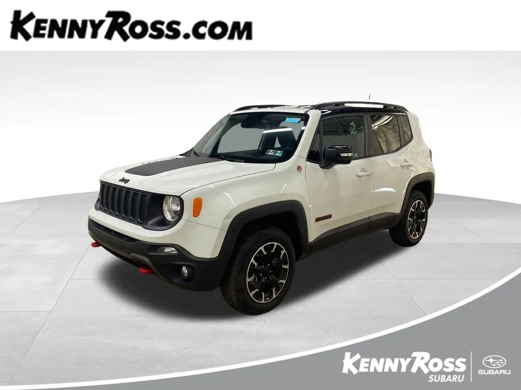 Used 2023 White Jeep Trailhawk image 1