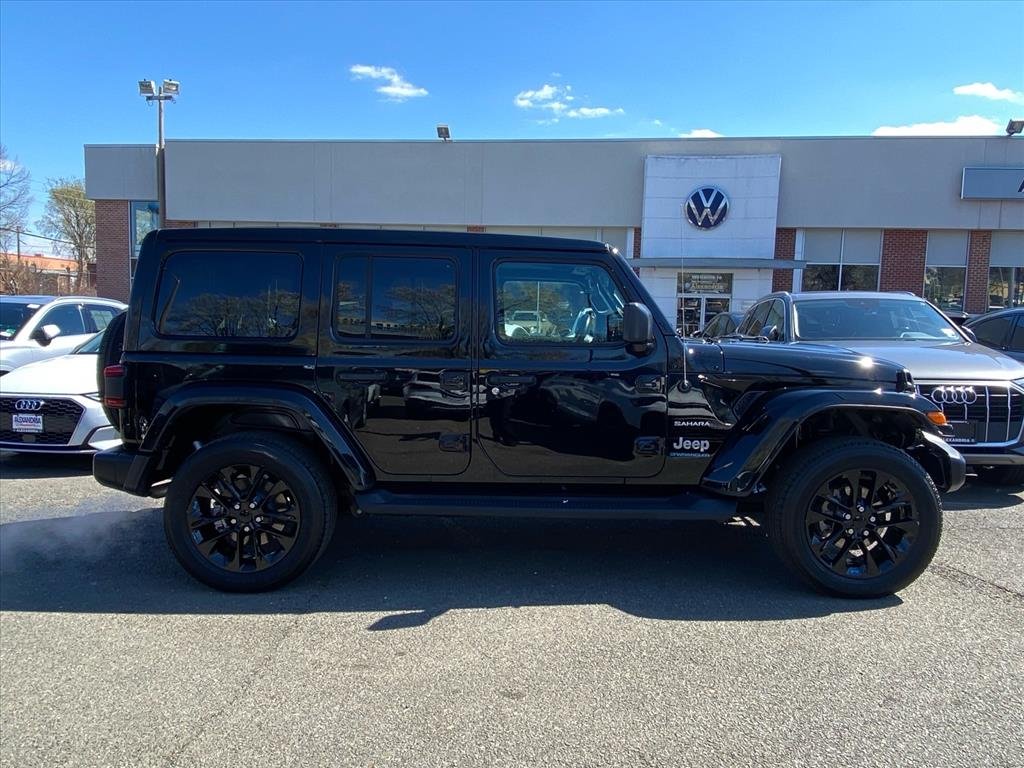 Used 2023 Jeep Wrangler 4xe Sahara 4XE with VIN 1C4JJXP63PW524867 for sale in Alexandria, VA