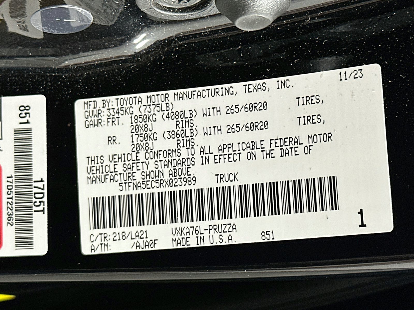 Used 2024 Midnight Black Metallic Toyota Platinum image 34