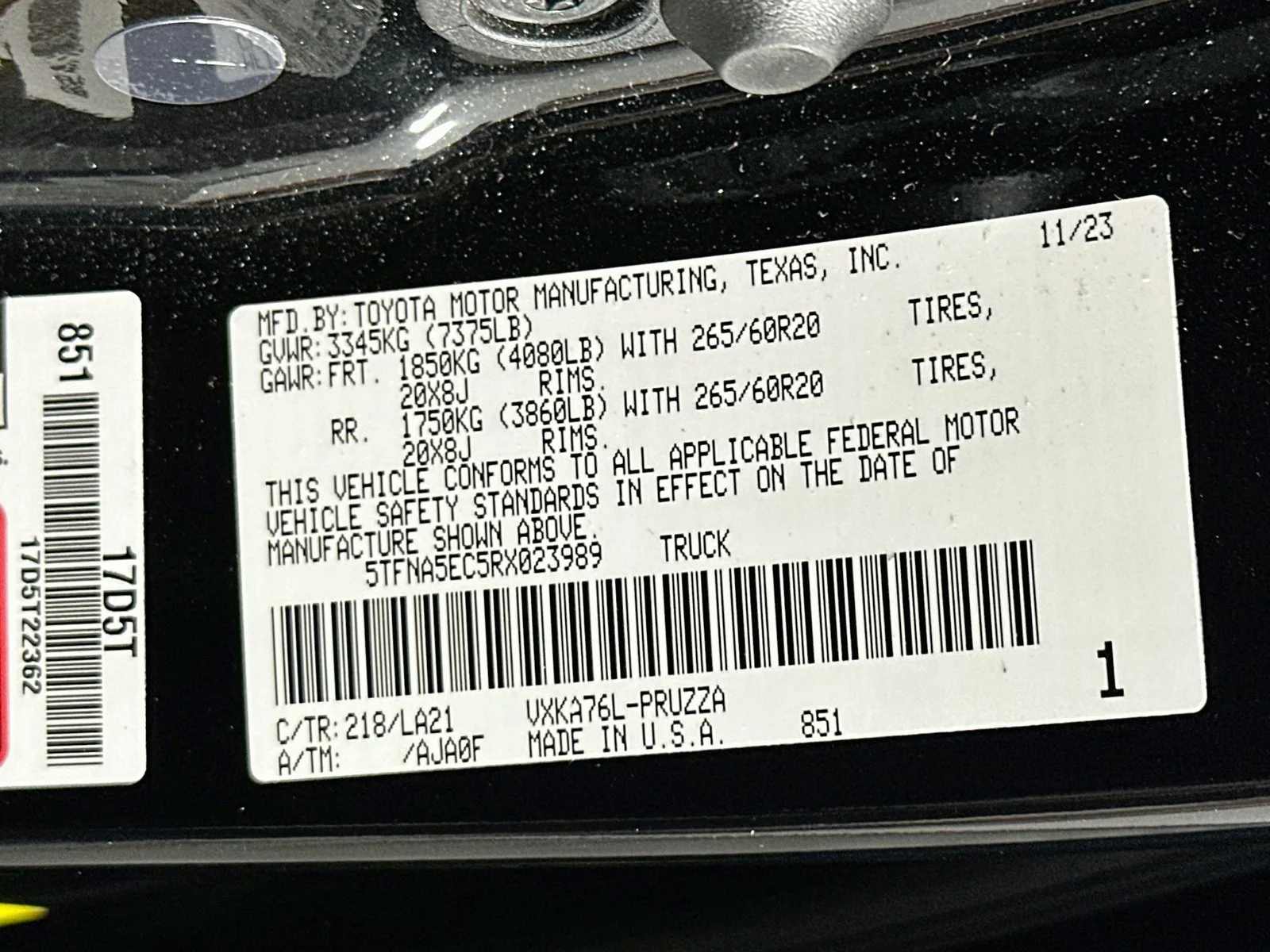 Used 2024 Midnight Black Metallic Toyota Platinum image 34