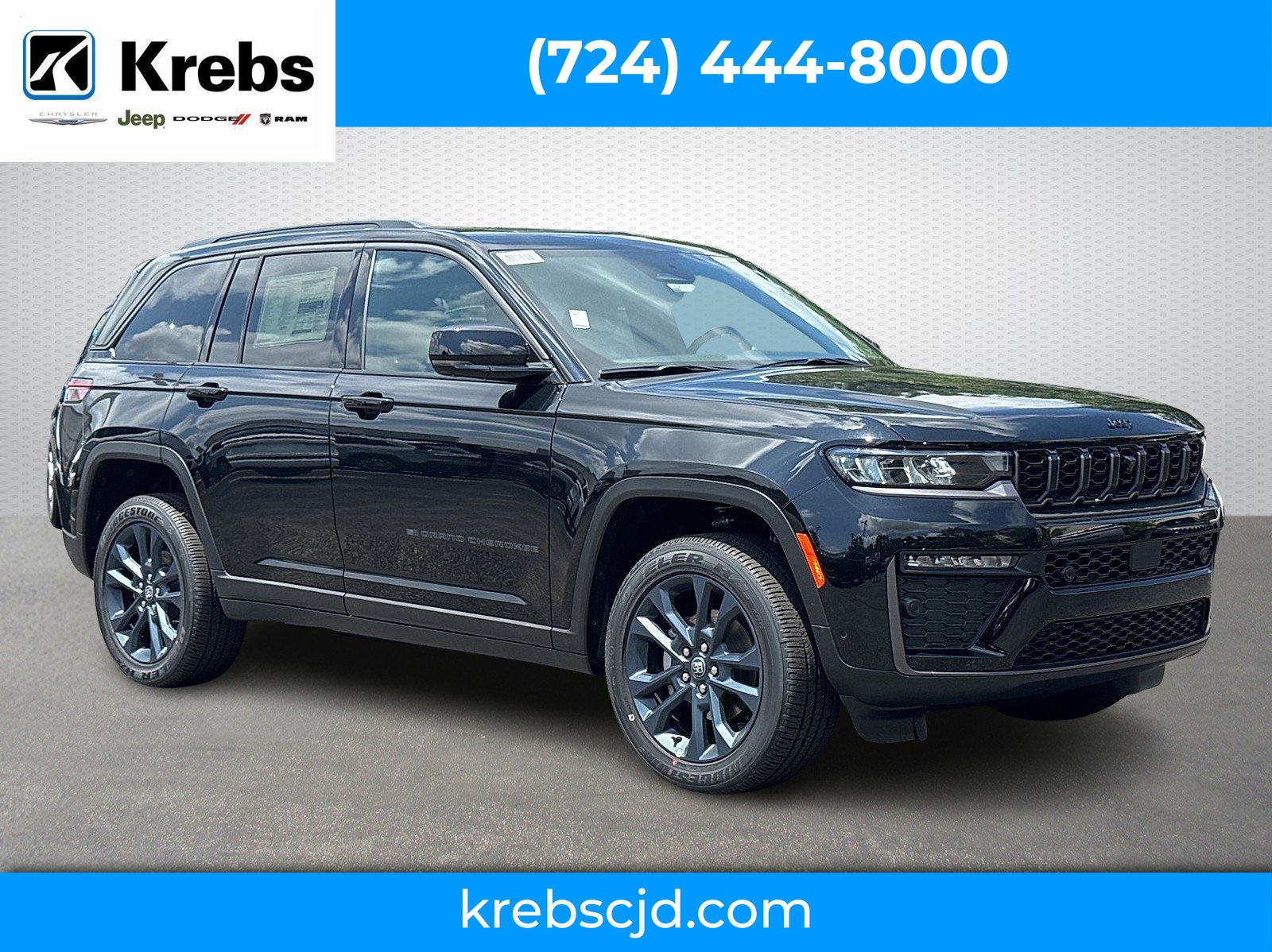 New 2026 Diamond Black Crystal Pearlcoat Jeep 85th Anniversay Edition 4x4 image 1
