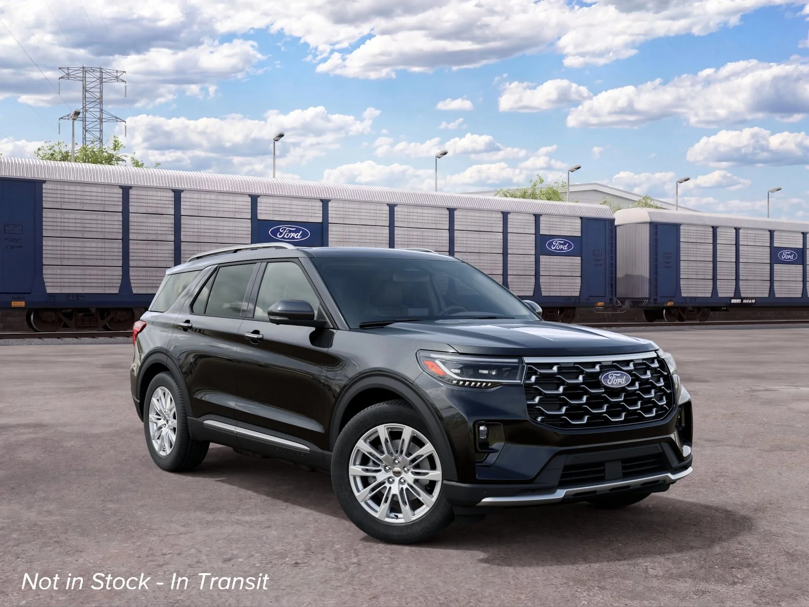 New 2027 Agate Black Metallic Ford Platinum image 27
