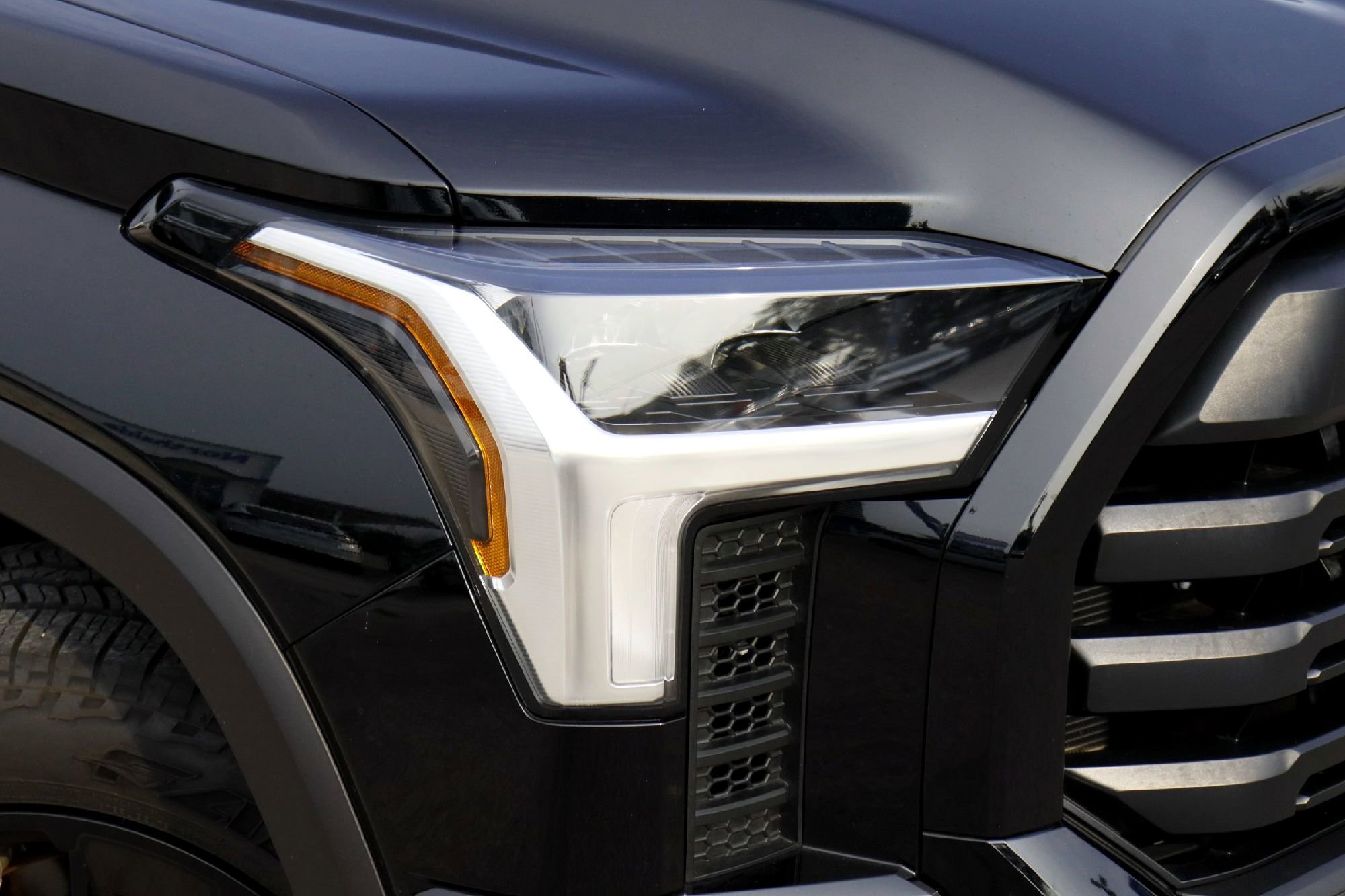 Used 2025 Midnight Black Metallic Toyota SR5 image 2