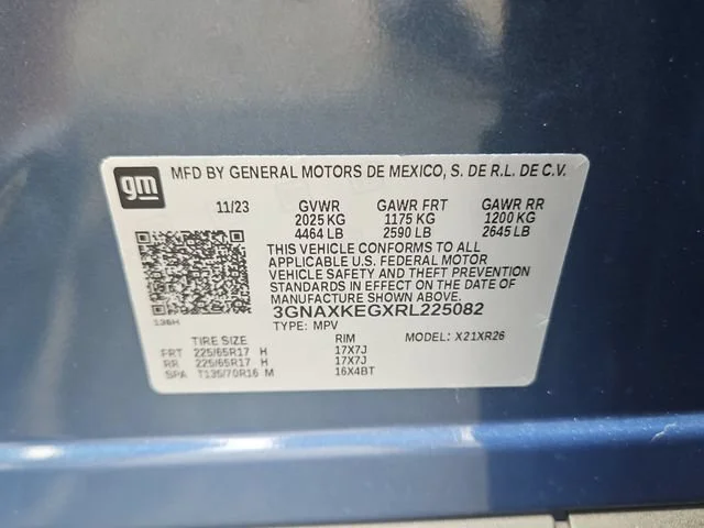 Used 2024 Lakeshore Blue Metallic Chevrolet LT image 29