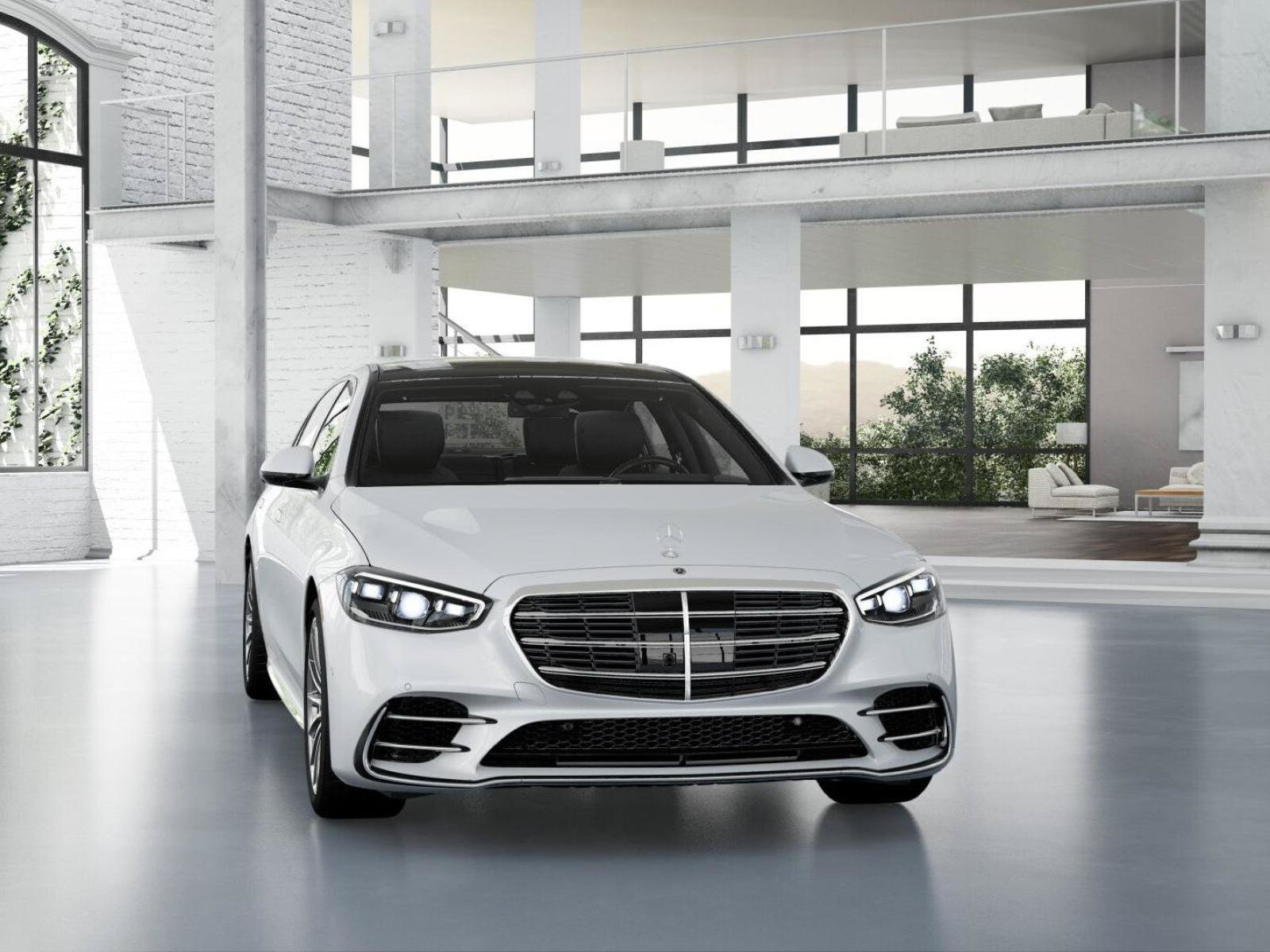 New 2026 MANUFAKTUR Moonlight White Metallic Mercedes-Benz S 580 image 8