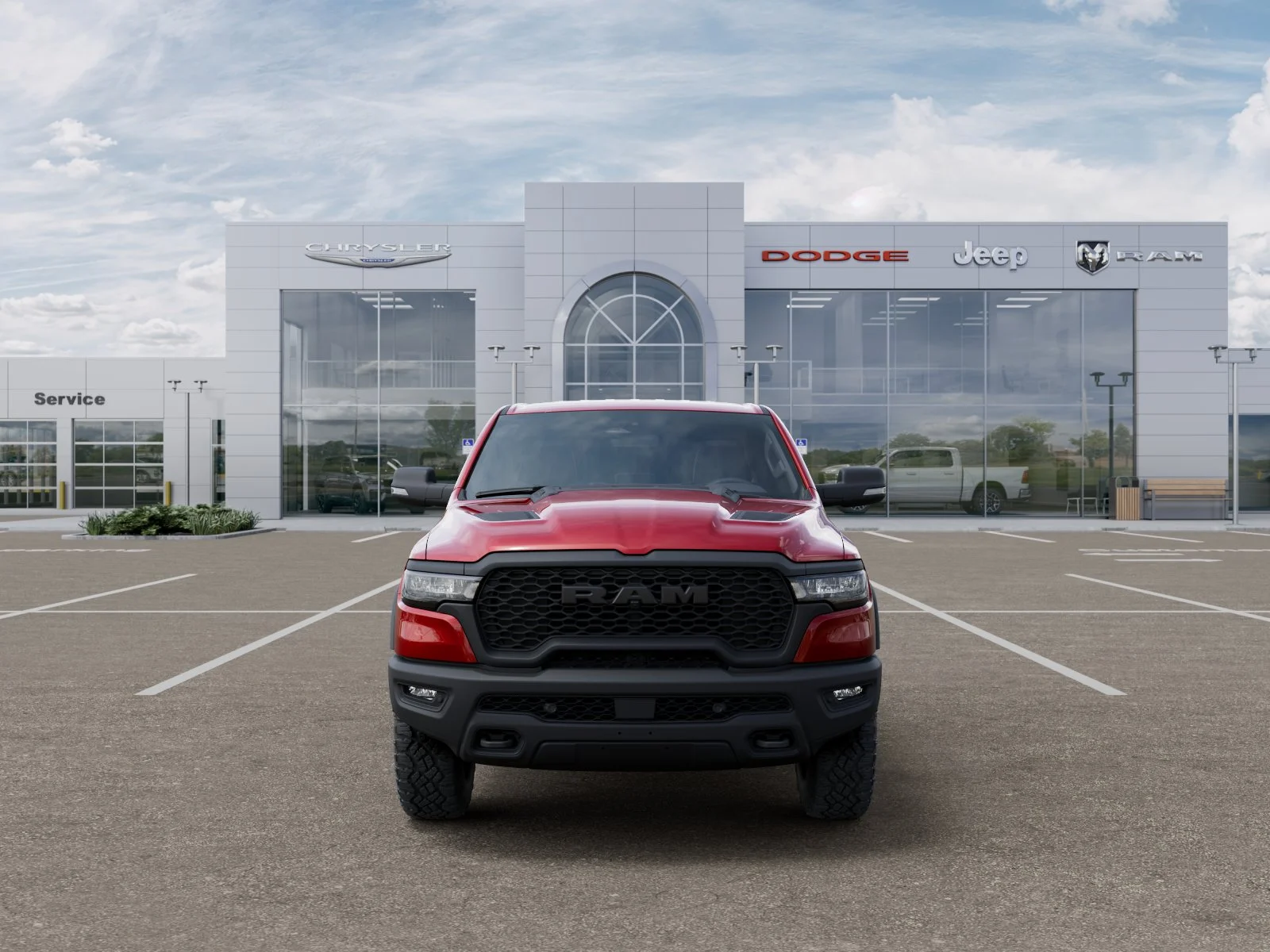 New 2026 Molten Red Pearl-Coat Exterior Paint RAM Rebel image 36