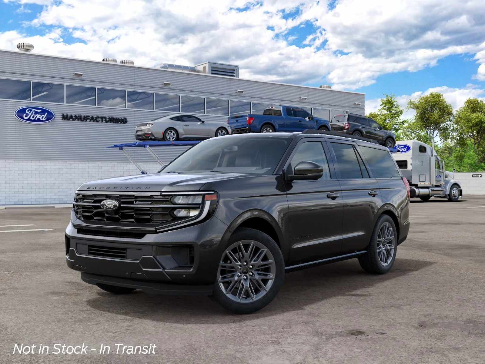 New 2027 Dark Matter Gray Metallic Ford Platinum image 2