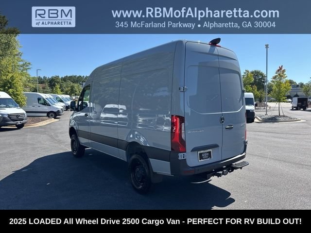 New 2025 Silver Gray Mercedes-Benz 2500 High Roof All Wheel Drive with 144 Wheel Base image 8