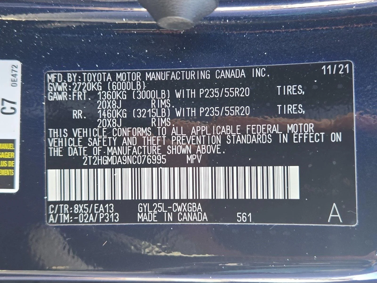 Certified Used 2022 Nightfall Mica Lexus RX 450h image 26