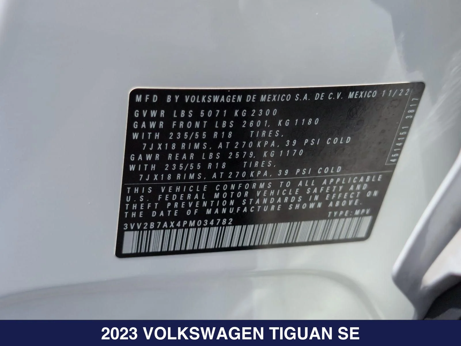 Used 2023 White Volkswagen 2.0T SE image 25
