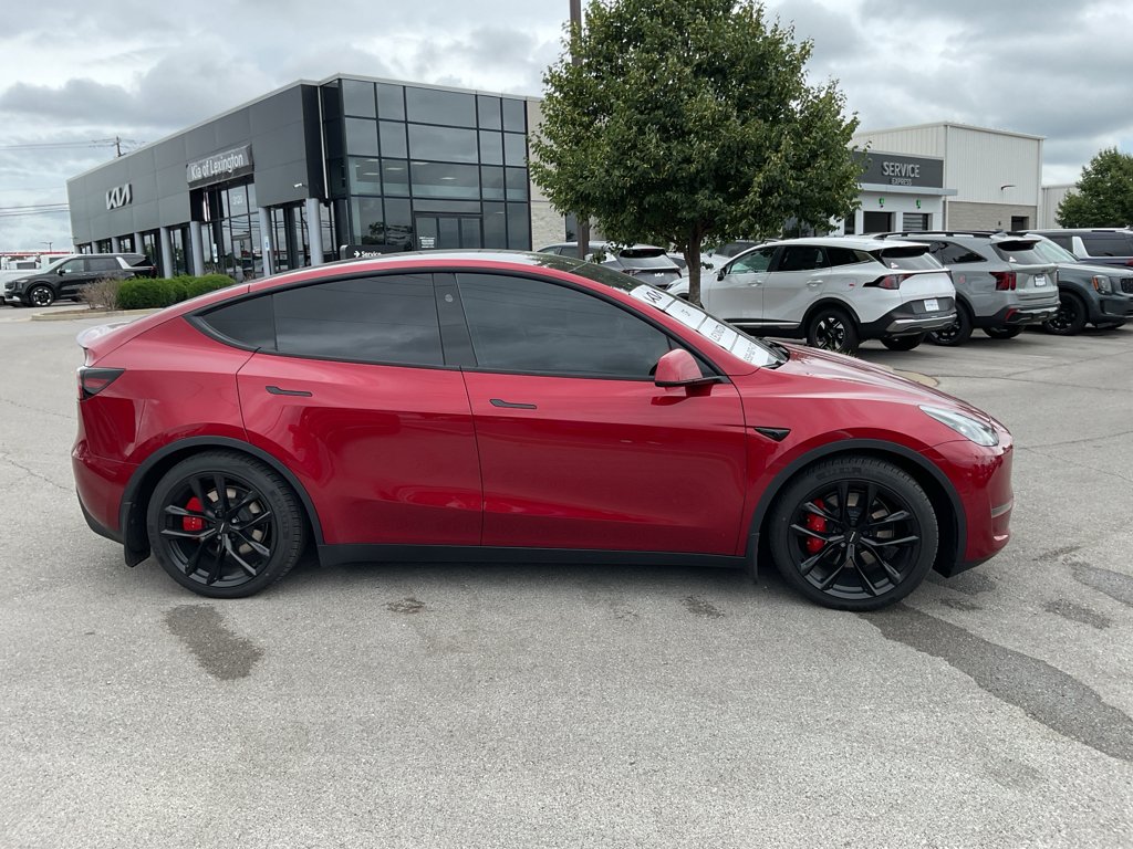 Used 2025 Ultra Red Tesla Performance image 10