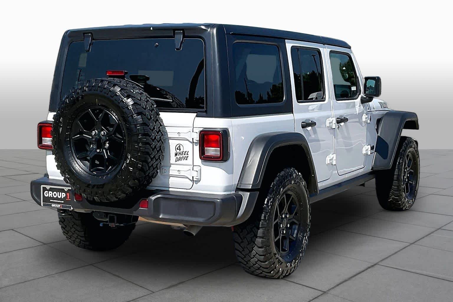 Used 2025 Bright White Clearcoat Jeep Willys image 12