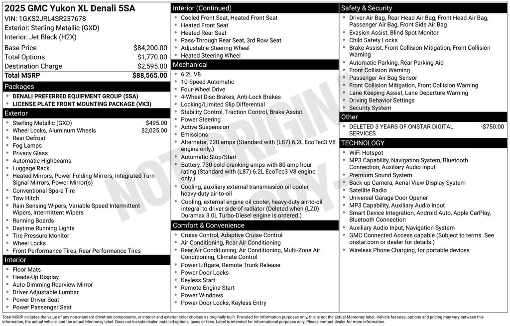 Used 2025 Silver GMC Denali image 7
