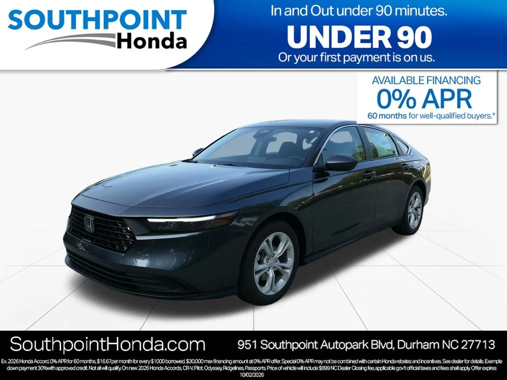 New 2026 Meteorite Gray Metallic Honda LX image 3