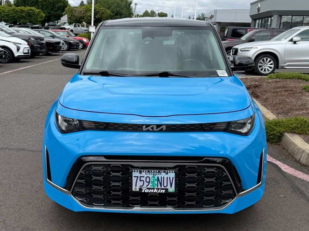 Used 2023 Surf Blue w/Black Roof Kia GT-Line image 3