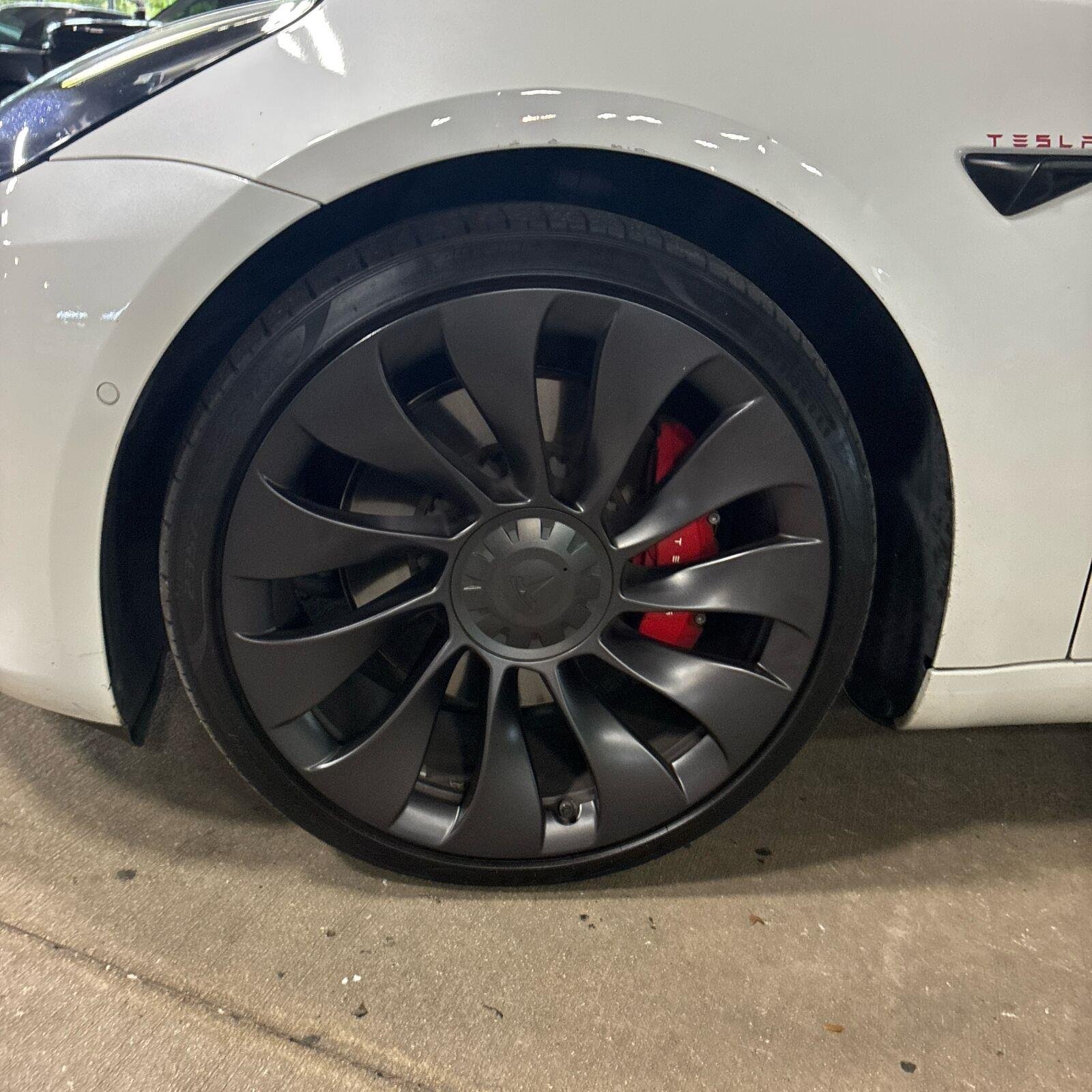 Used 2021 Pearl White Multi-Coat Tesla Performance image 12