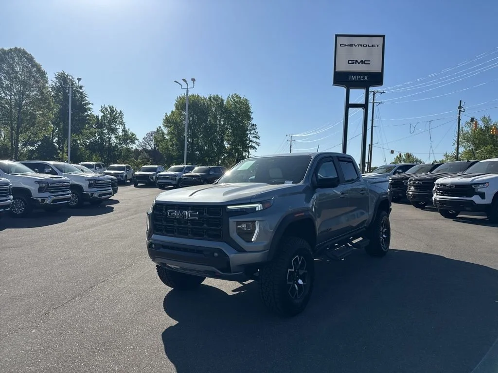 Sterling Metallic 2023 GMC Canyon AT4X Crew Cab 4WD Pickup Truck Four-Wheel Drive