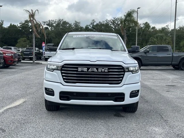 New 2026 Bright White Clear-Coat Exterior Paint RAM Laramie image 9