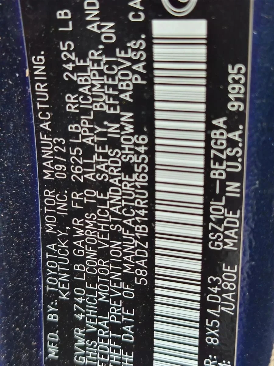 Certified Used 2024 Nightfall Mica Lexus ES 350 image 15