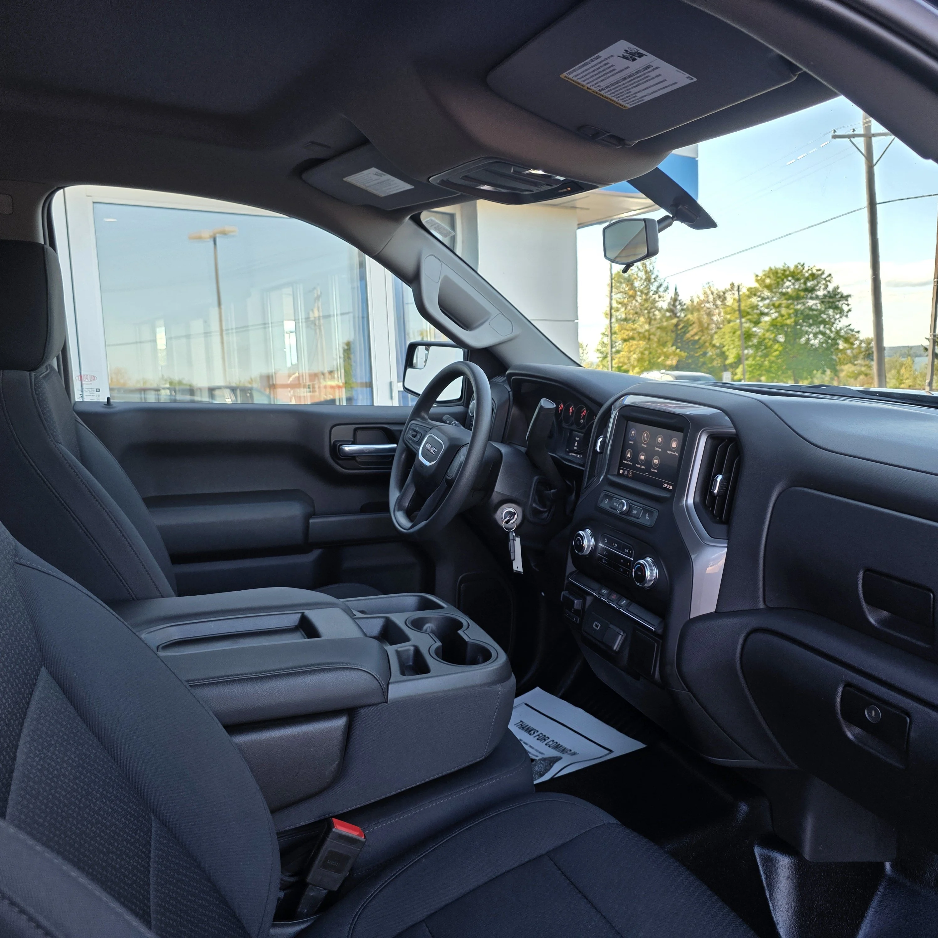 Used 2020 PACIFIC BLUE METALLIC GMC 4WD Regular Cab Long Box image 16