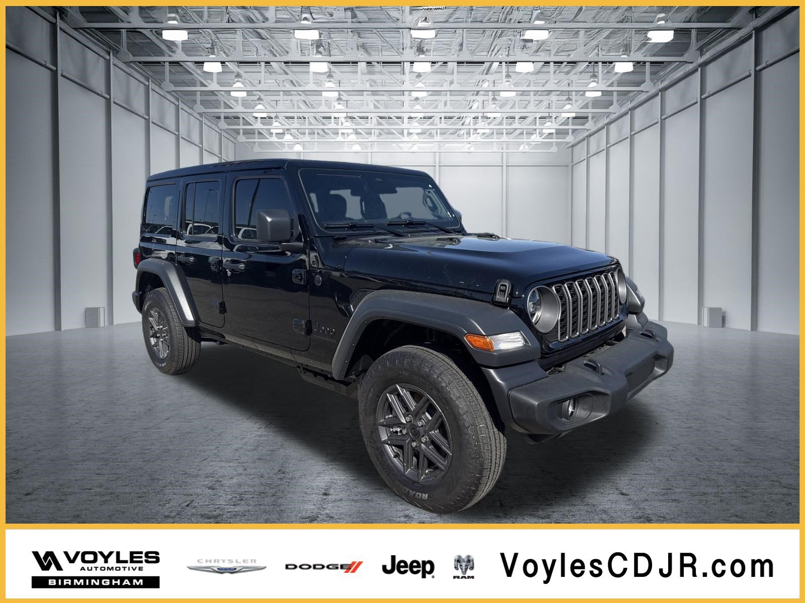 New 2026 Black Clearcoat Jeep Sport S image 1