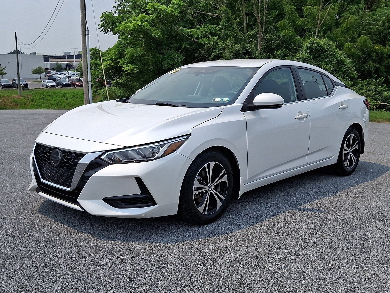 Used 2020 Aspen White Tricoat Nissan SV image 3