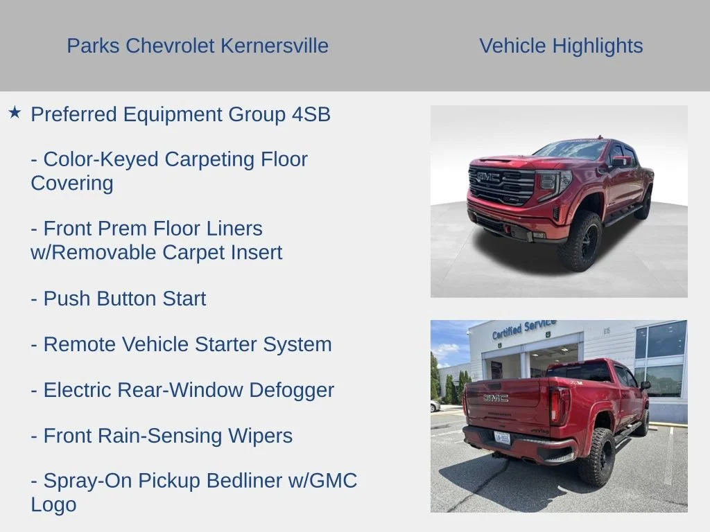 Used 2025 Volcanic Red Tintcoat GMC AT4 image 11