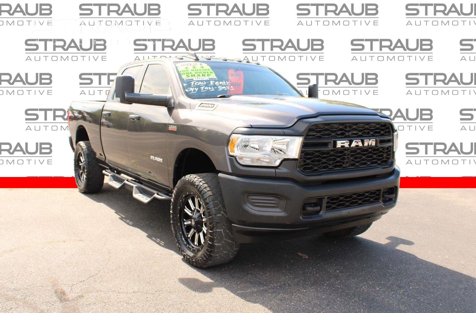Used 2021 Granite Crystal Metallic Clearcoat Ram Tradesman image 1