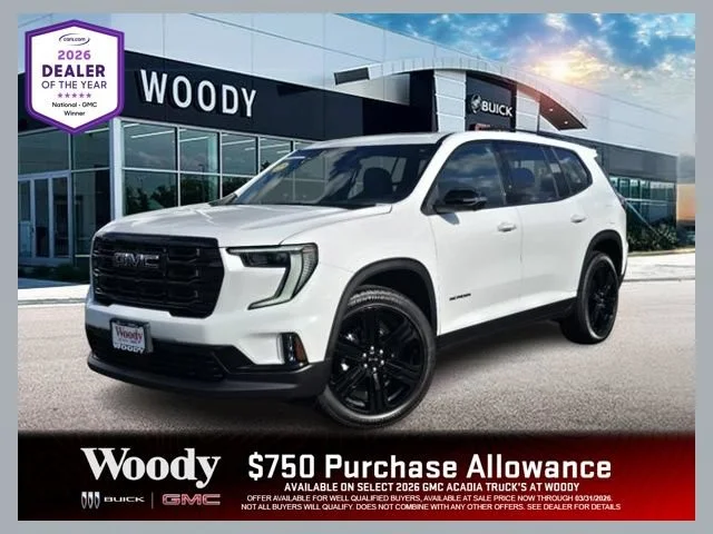 2026 GMC Acadia Elevation Black Edition