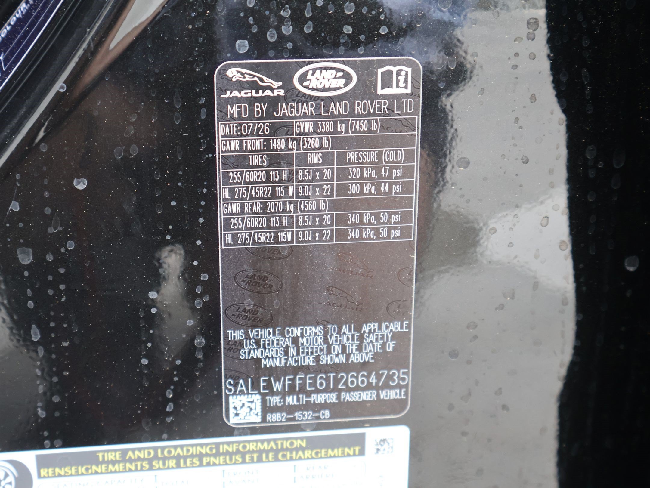 New 2026 Santorini Black LAND ROVER P500 V8 image 18