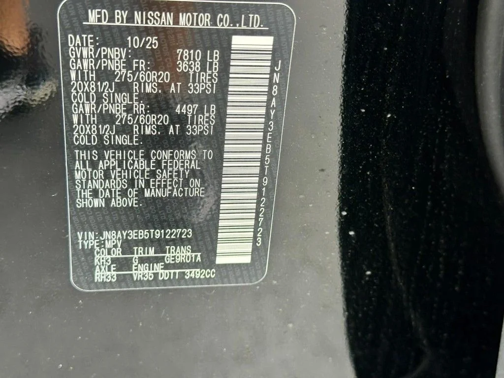 New 2026 Super Black Nissan Platinum image 19