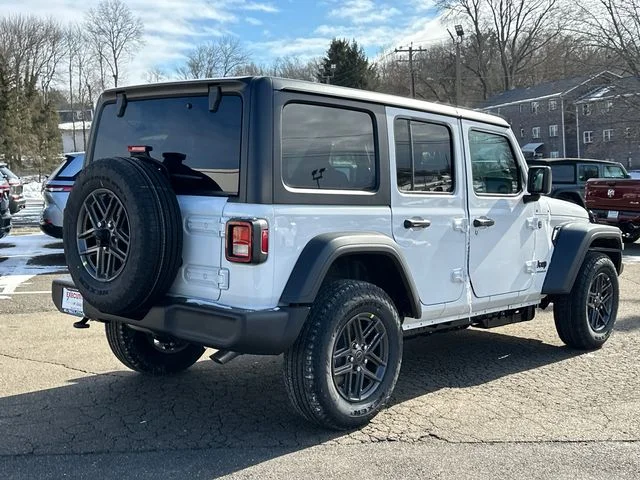 New 2026 Bright White Clear-Coat Exterior Paint Jeep Sport S image 4