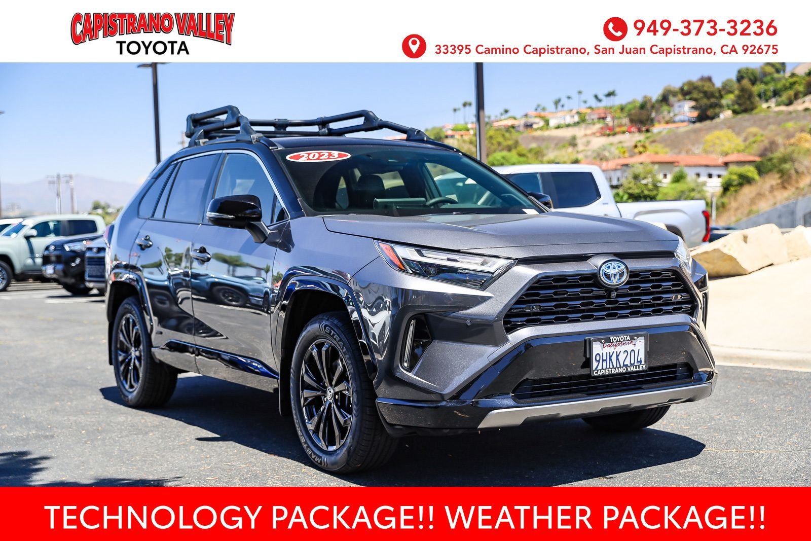 Certified Used 2023 Midnight Black Metallic Toyota XSE image 3