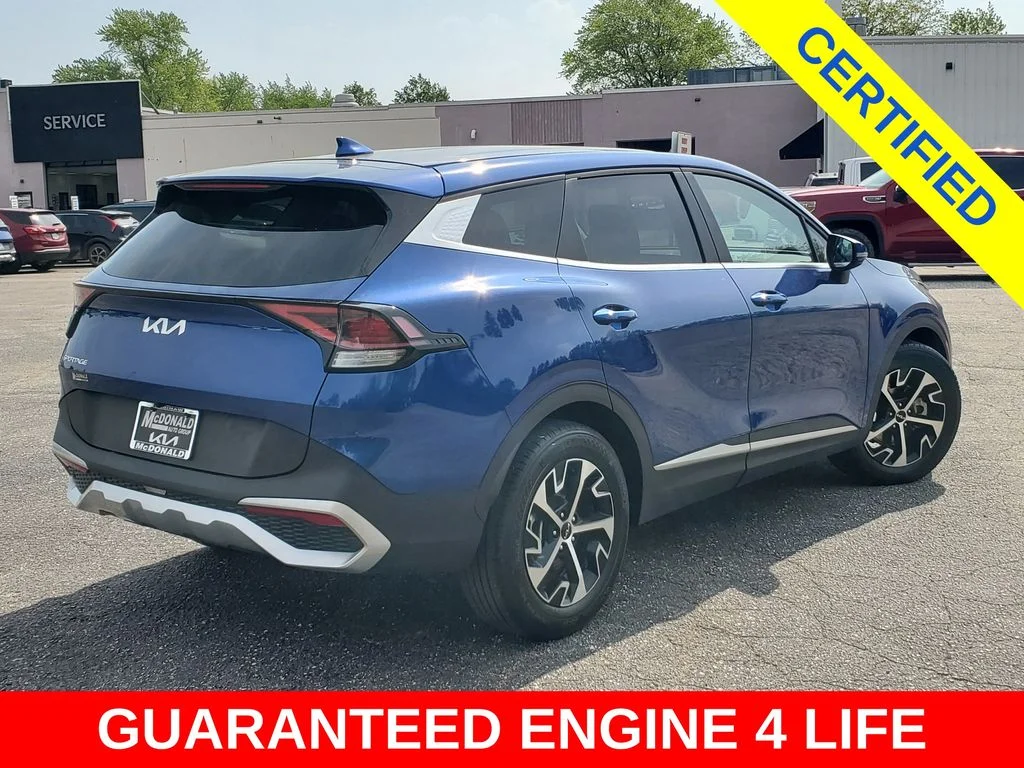 Certified Used 2025 Blue Kia EX image 3