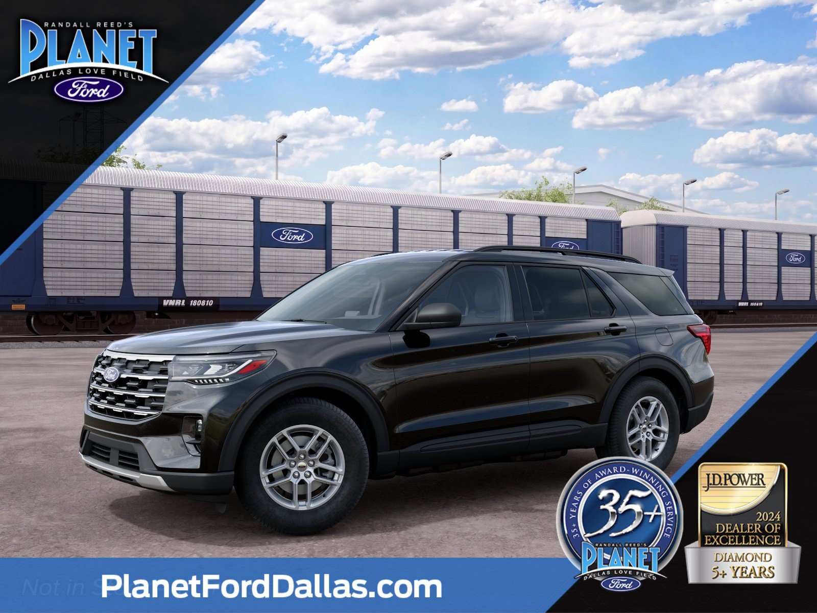 New 2027 Agate Black Metallic Ford Active image 1